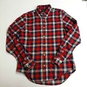 ZARA MENS PLAID FLANNEL SHIRT  Size SM Slim fit